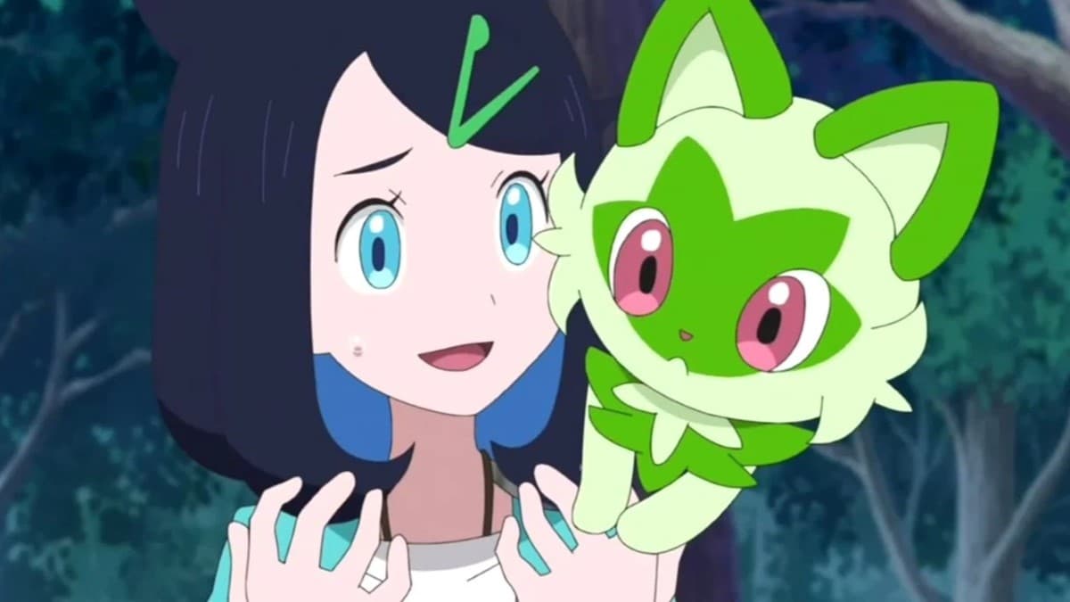 Liko and Sprigatito in Pokemon Horizons anime