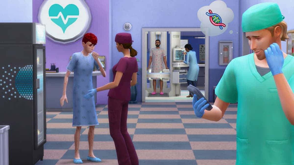 Healthcare Redux mod in Sims 4.