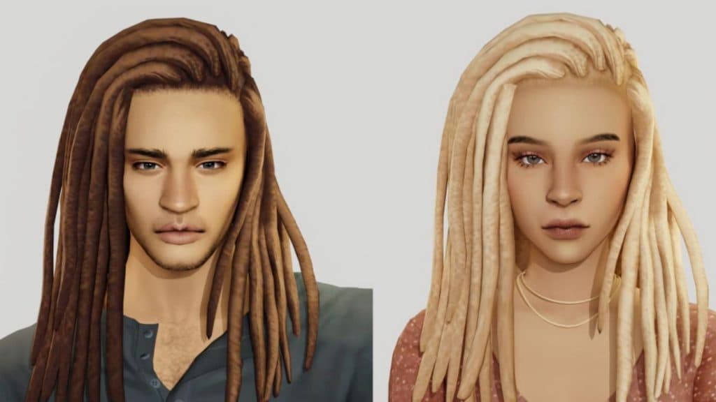 Male hairstyle Sims 4 CC by Johnny Sims
