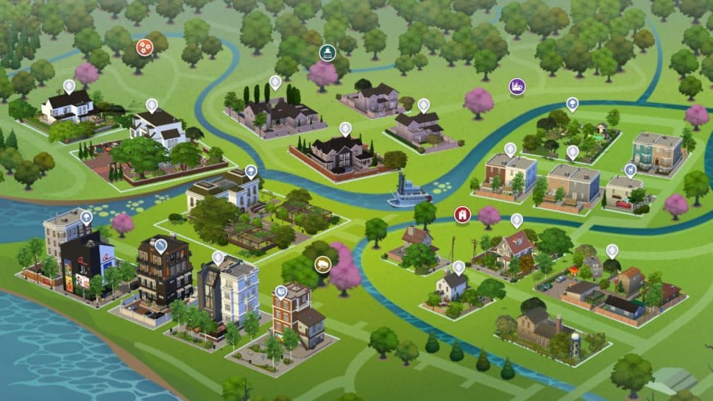 Sims 4 map