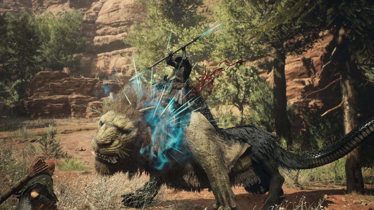Dragon's Dogma 2 lion boss fight