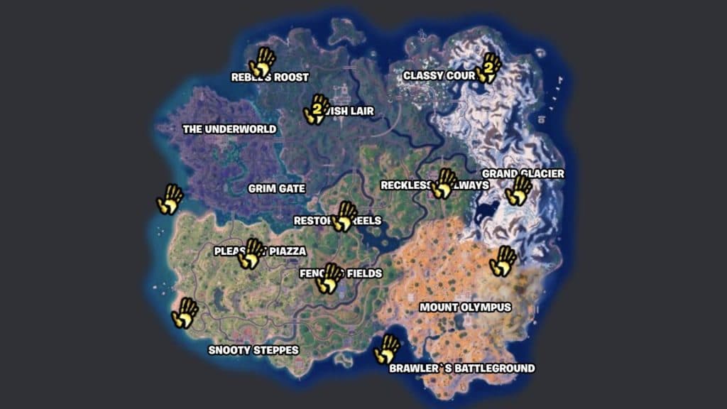 Midas Service Stations locations in Fortnite Chapter 5 Season 2