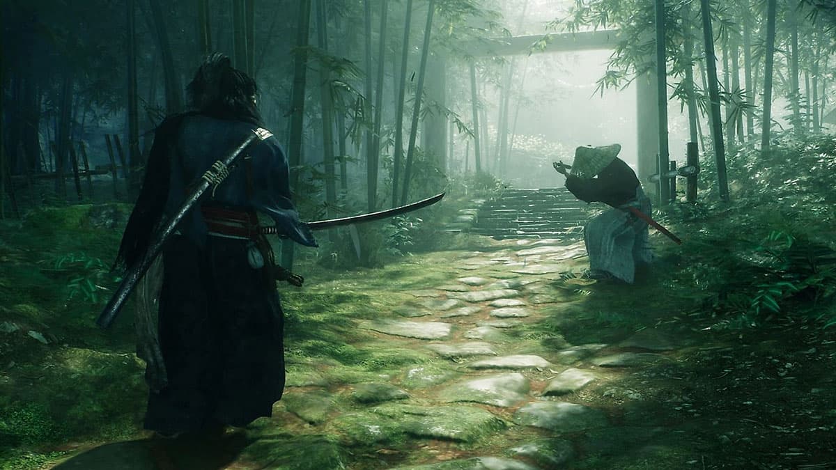 A Ronin using a sword in Rise of the Ronin