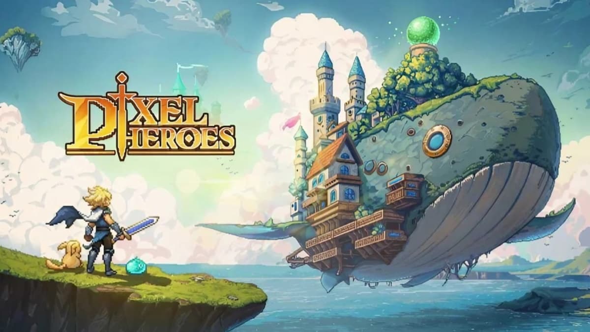 Pixel Heroes characters