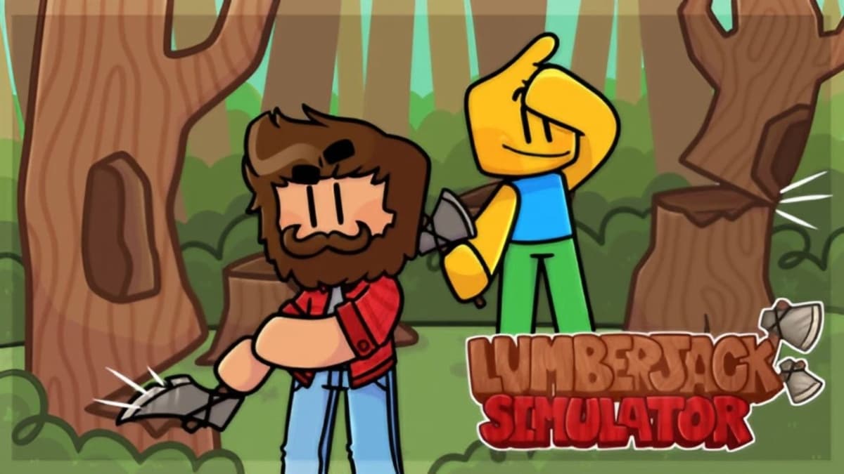 Two lumberjacks in Lumberjack Simulator.