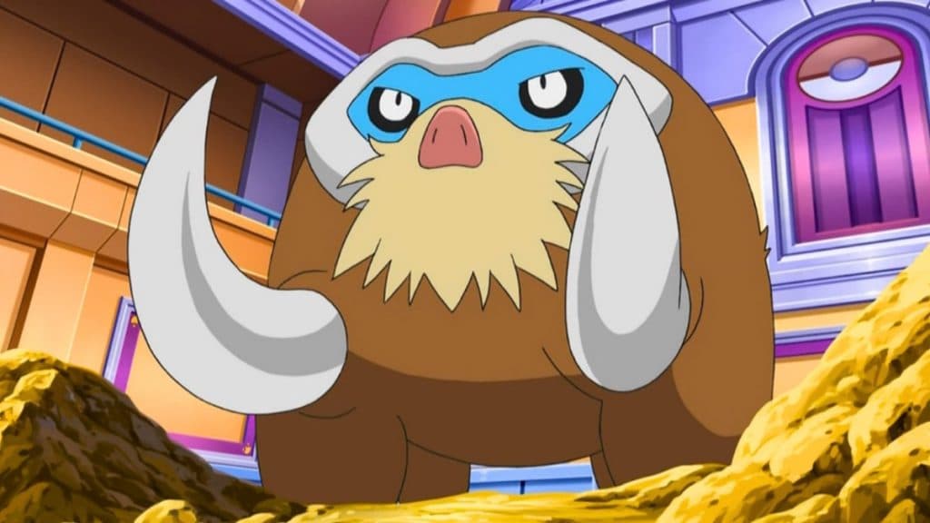pokemon go mamoswine in the anime