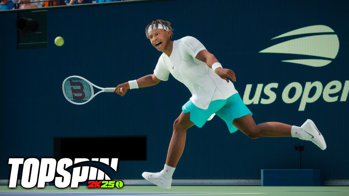 TopSpin 2K25 MyPlayer at the US Open