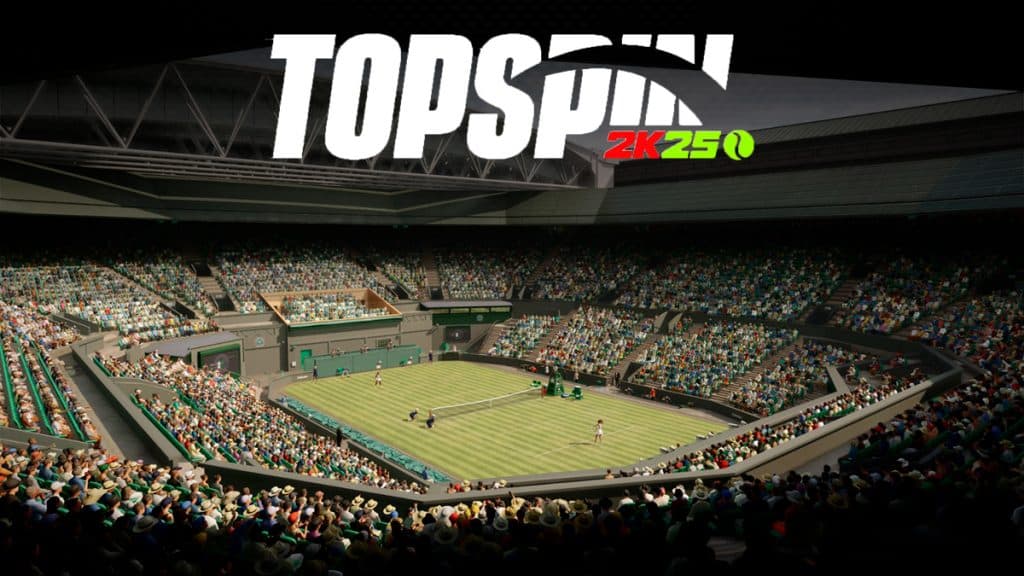 Wimbledon venue in TopSpin 2K25