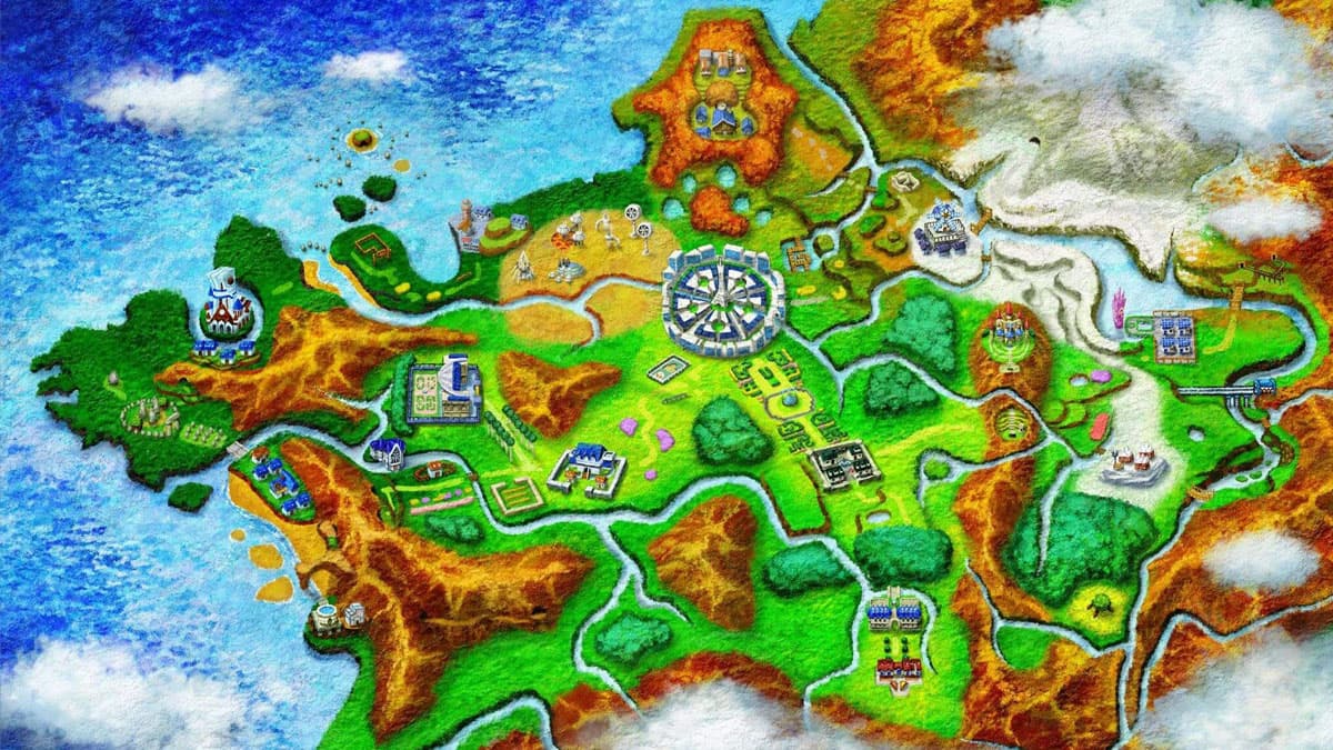 Kalos region Pokemon XY.