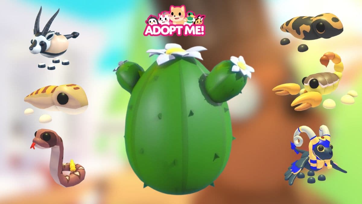 Adopt Me Desert Egg and its pets