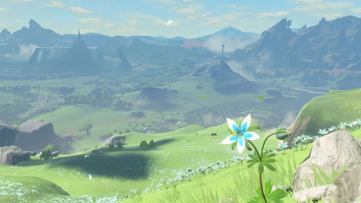 Zelda BOTW map.