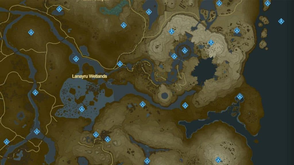 Zelda BOTW Lanayru and Zora's domain.