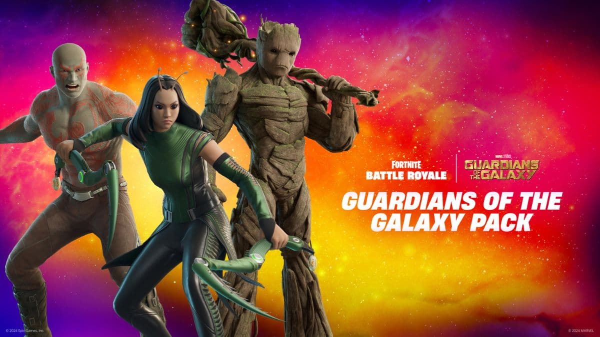 guardians of the galaxy fortnite pack