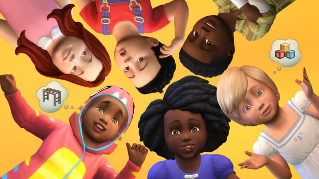 Infants turned into toddles in Sims 4