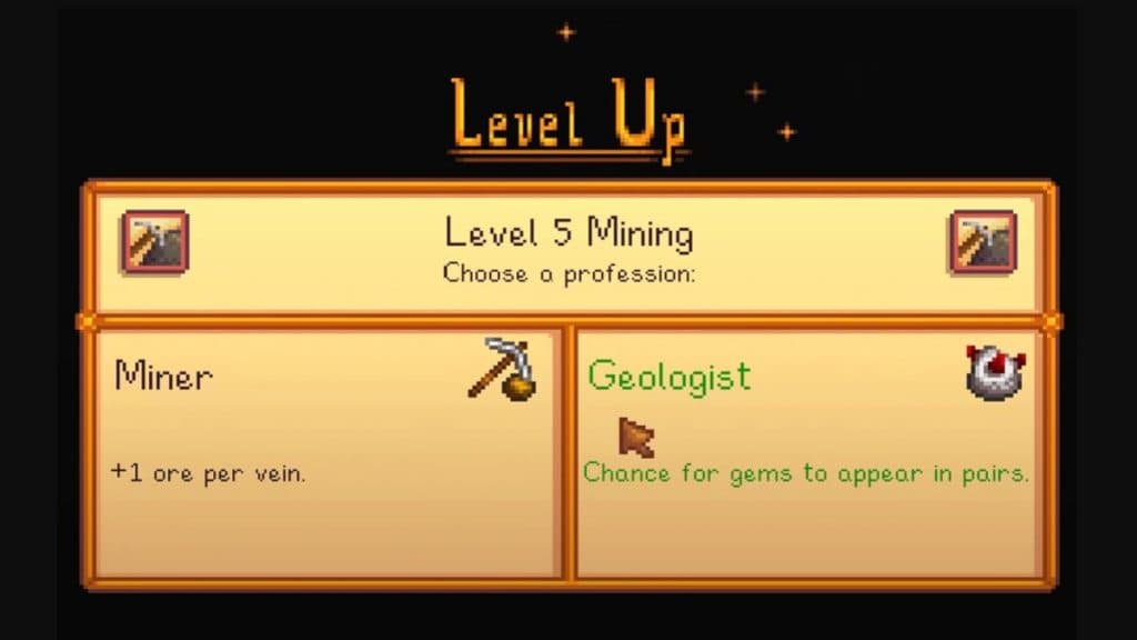 Level 5 mining options