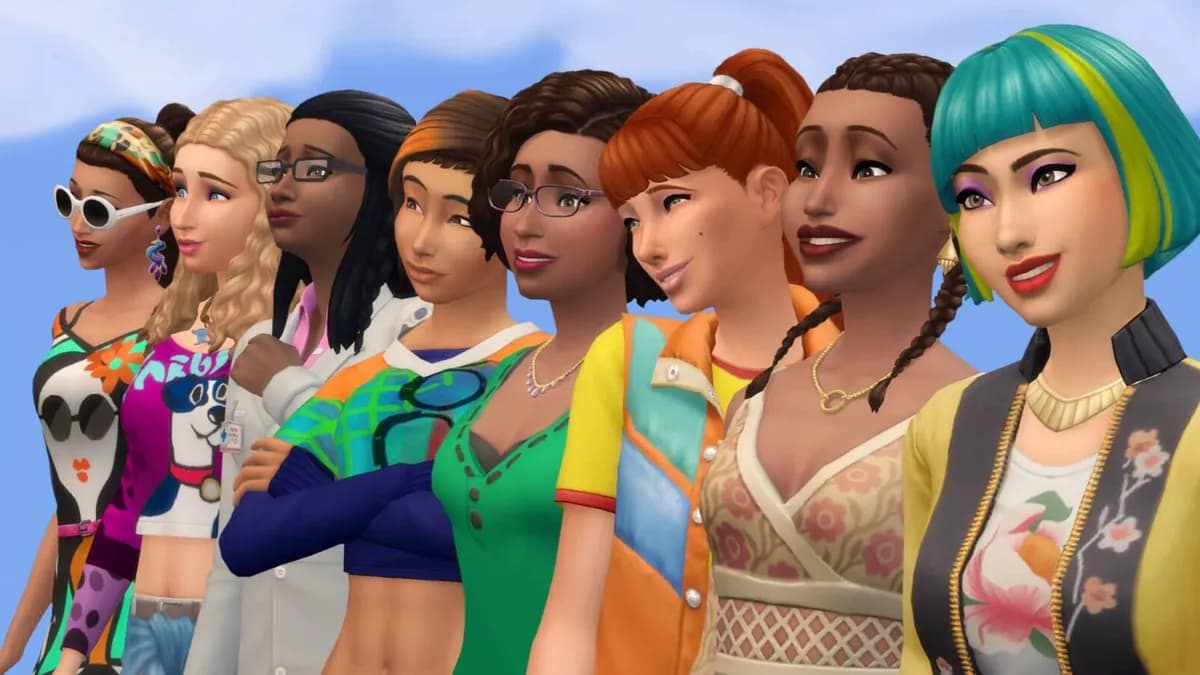 Sims 4 characters.