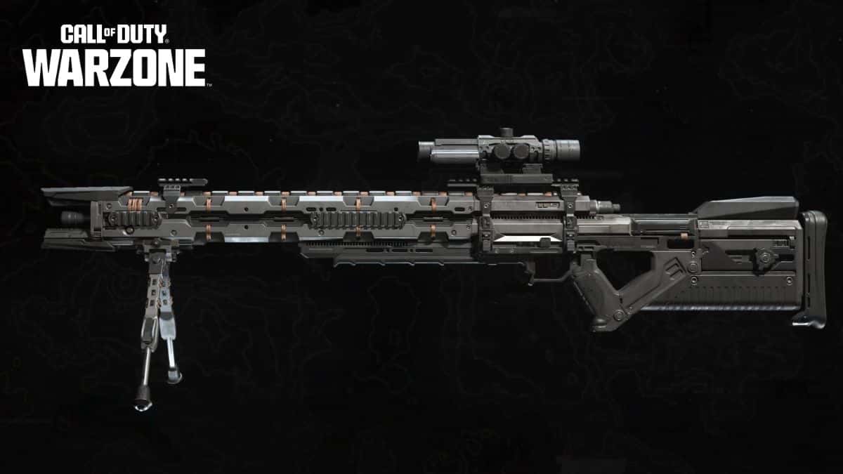 MORS Sniper Rifle with Warzone logo