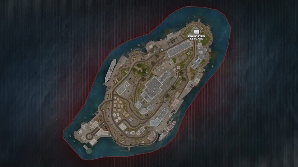 Forgotten Keycard location Warzone Rebirth Island