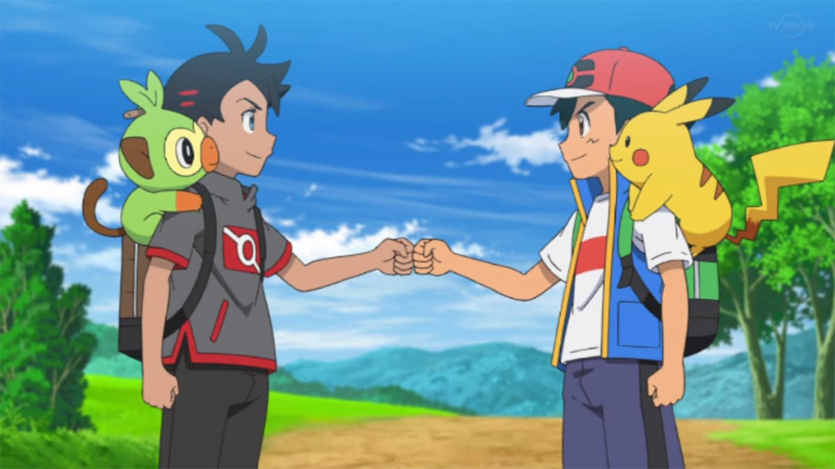 Ash and Goh are Friends in the Pokemon Anime