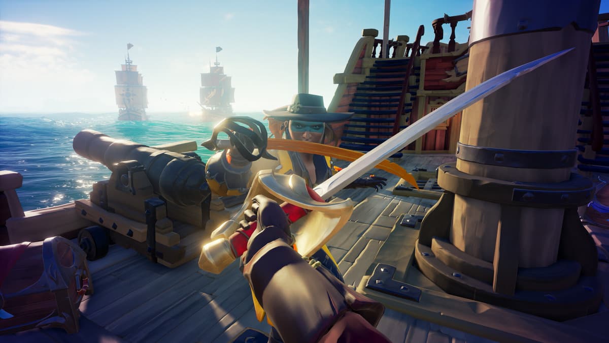 Pirate Sword fight in Sea of Thieves