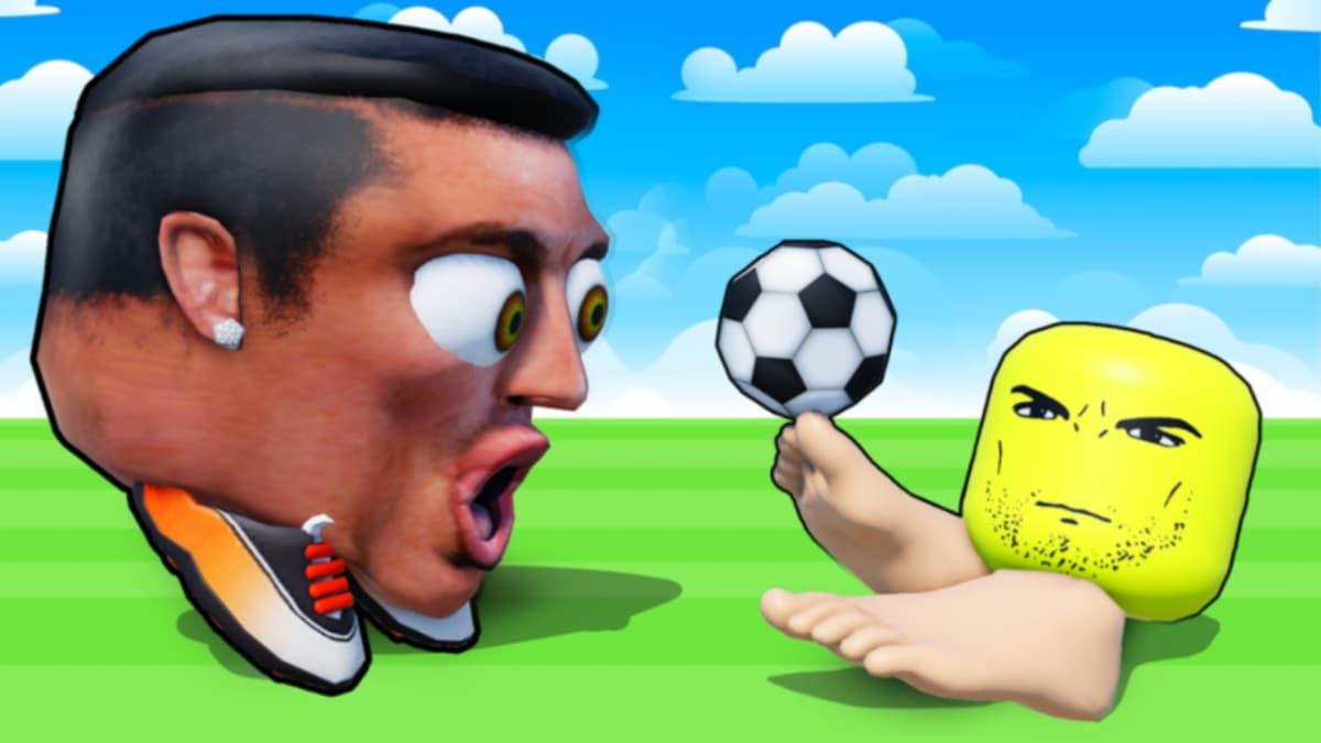 Artwork for Head Soccer Simulator codes with two players.