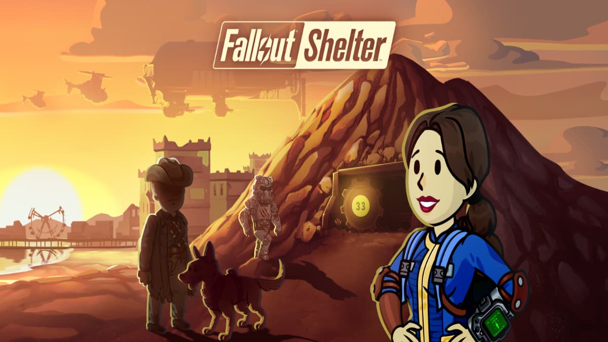 Lucy, The Ghoul, and Maximus in Fallout Shelter