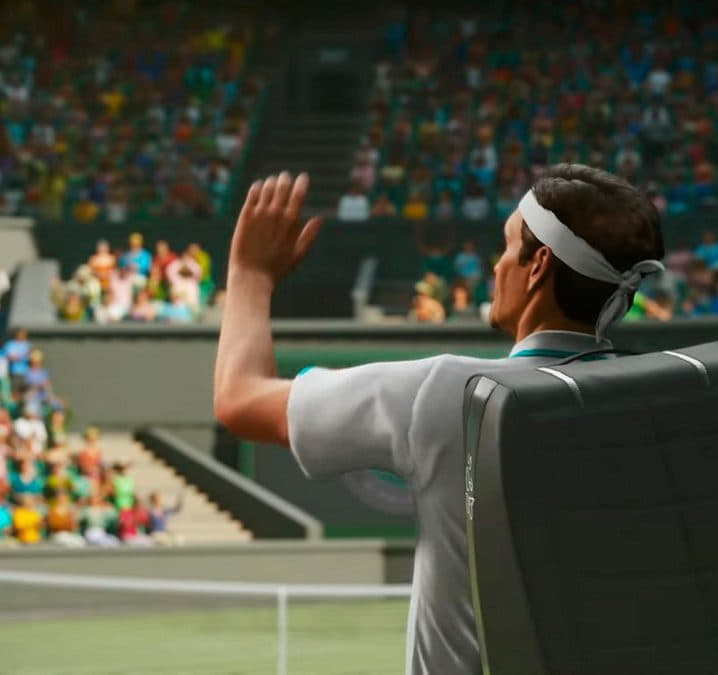 Roger Federer entering Center Court at Wimbledon