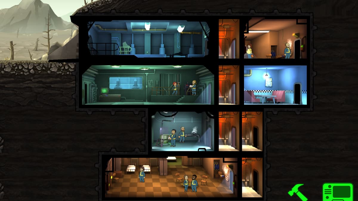 Rooms in Fallout Shelter