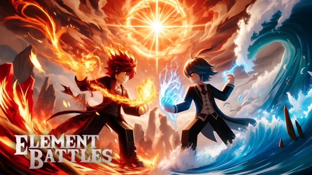 Artwork of two Element Battles characters