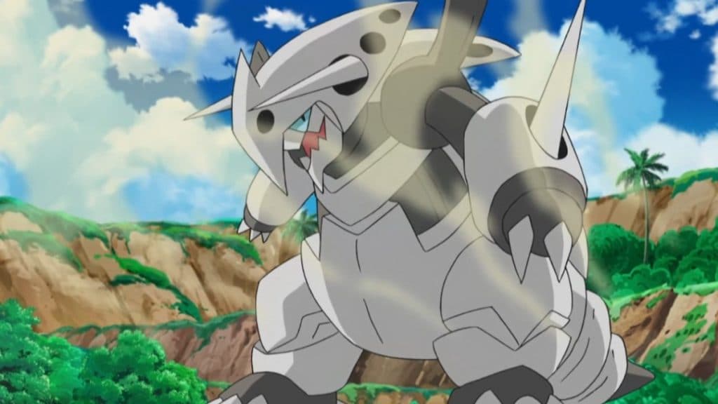 pokemon go species mega aggron in the anime