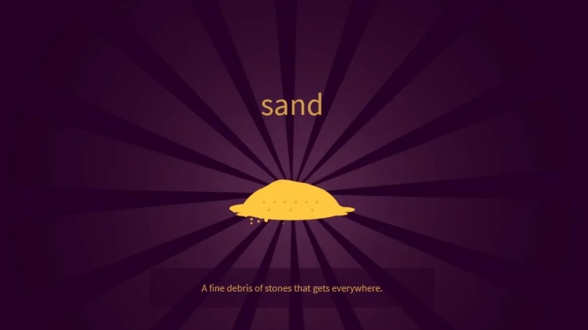 Sand in Little Alchemy 2