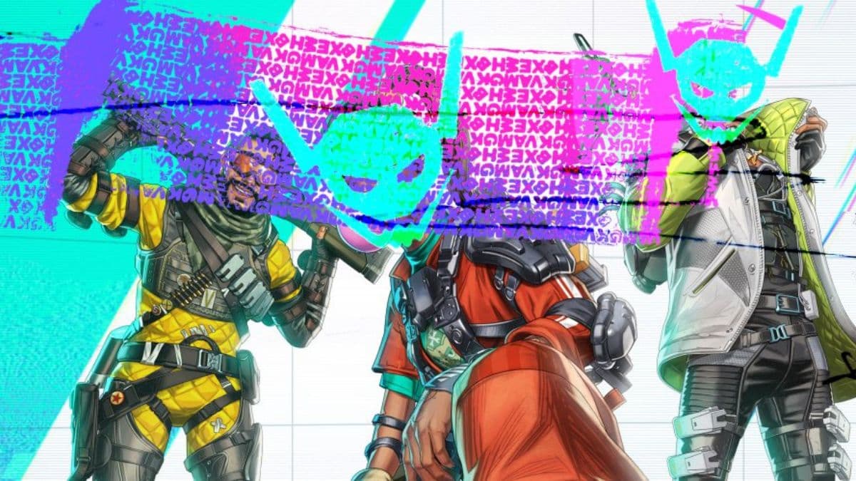 apex legends character with graffiti