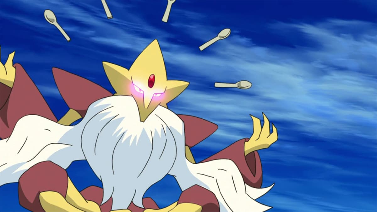 Levy's Mega Alakazam in the Pokemon Anime