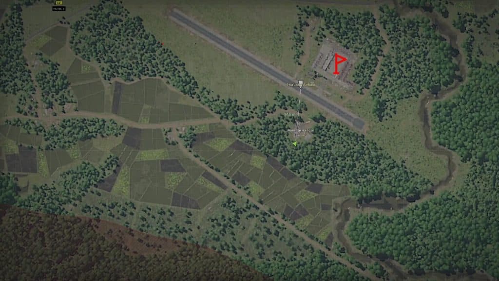 Airfield location in Gray Zone Warfare