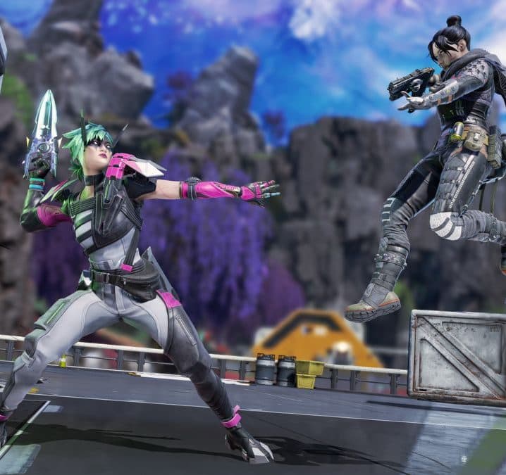 apex legends alter and wraith fighting eachother