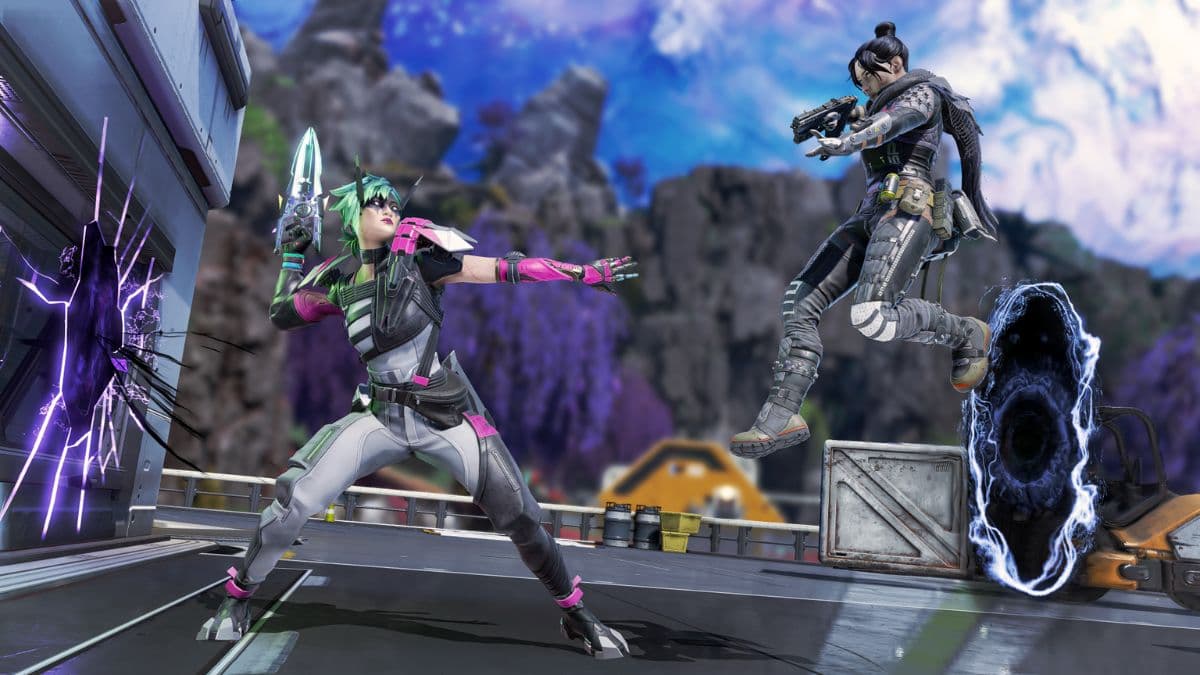 apex legends alter and wraith fighting eachother