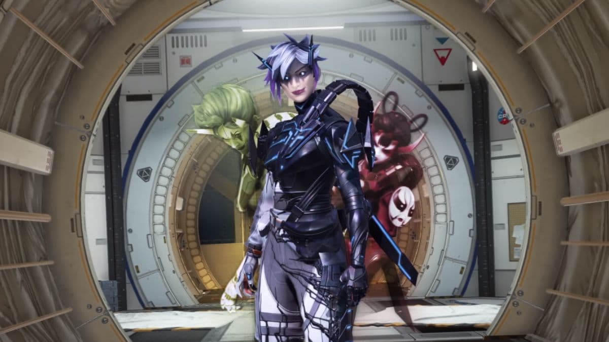 apex legends alter with her skins coming out from behind her