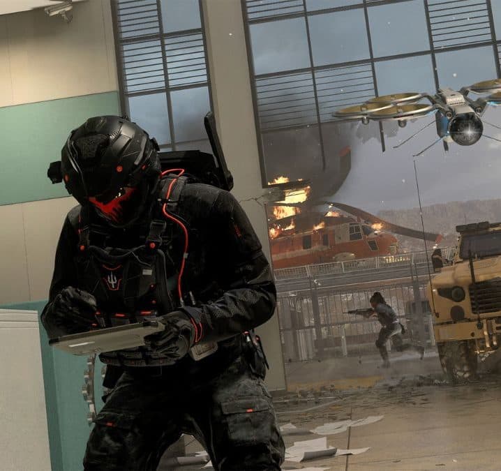 mw3 and warzone operator controlling drone