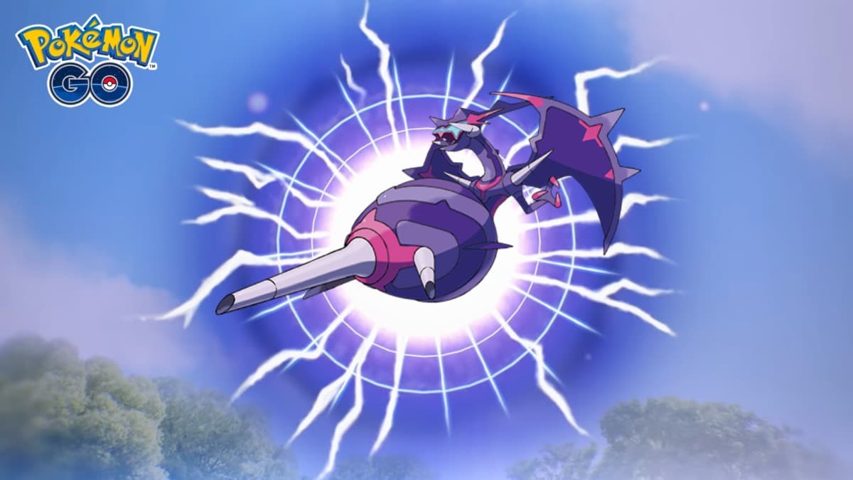 ultra beast naganadel coming out of an ultra wormhole in pokemon go